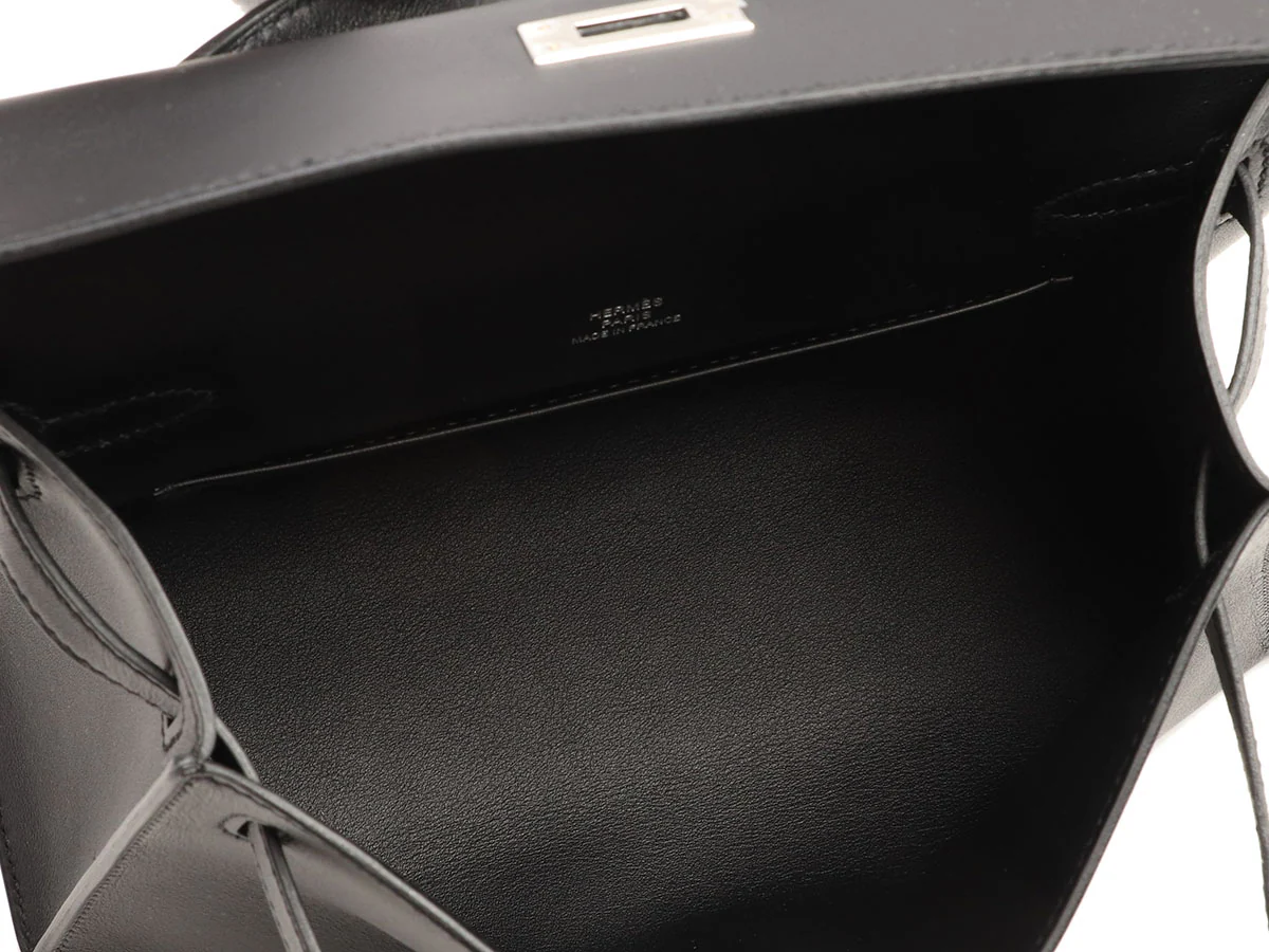 Hermès Black Swift Kelly Pochette - Image 8