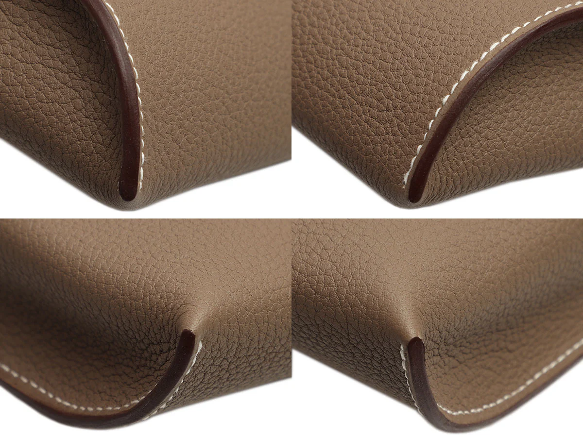 Hermès Etoupe Togo Videpoches - Image 10
