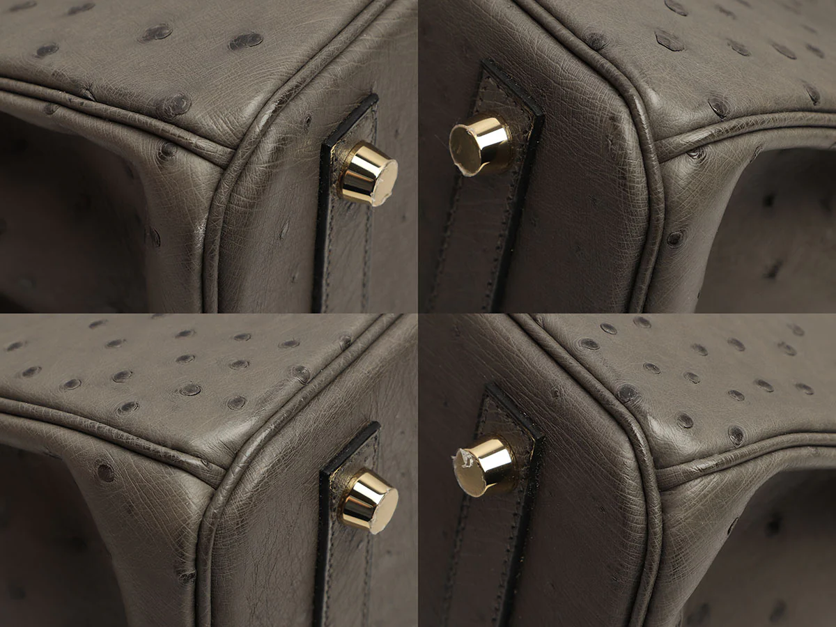 Hermès Graphite Ostrich Birkin 30 - Image 10