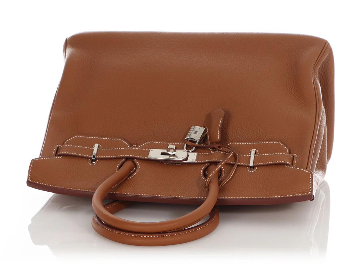 Hermès Gold Togo Birkin 35 - Image 8
