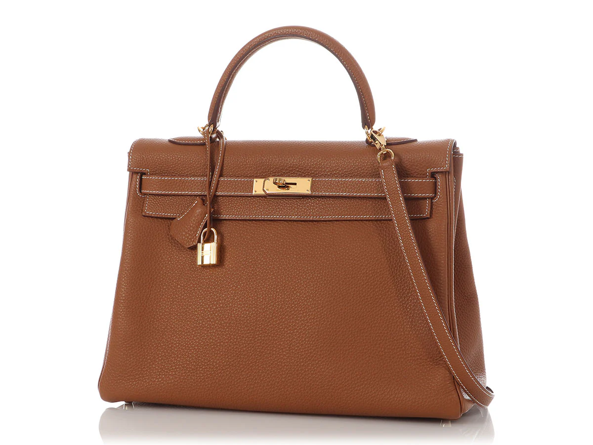 Hermès Gold Togo Kelly 35 - Image 2