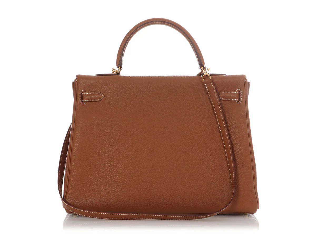 Hermès Gold Togo Kelly 35 - Image 4