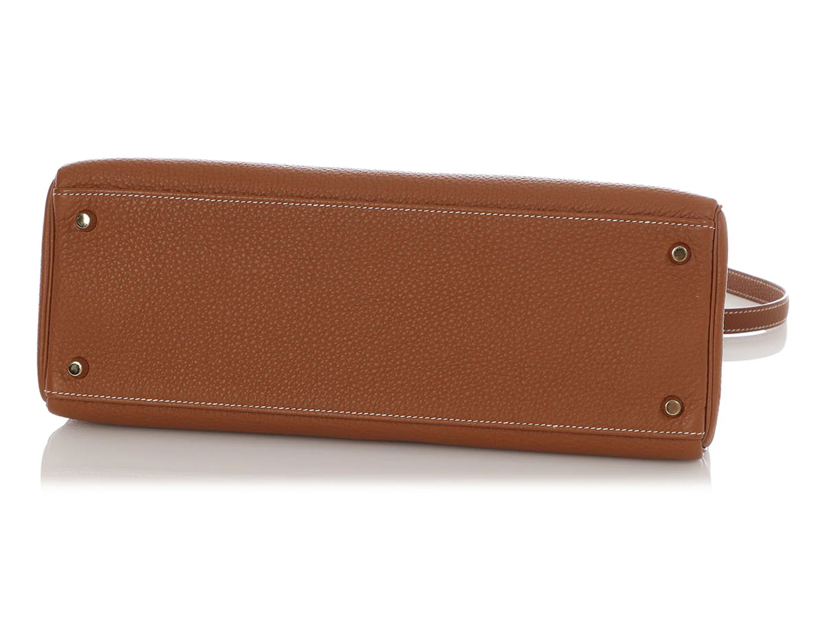 Hermès Gold Togo Kelly 35 - Image 6