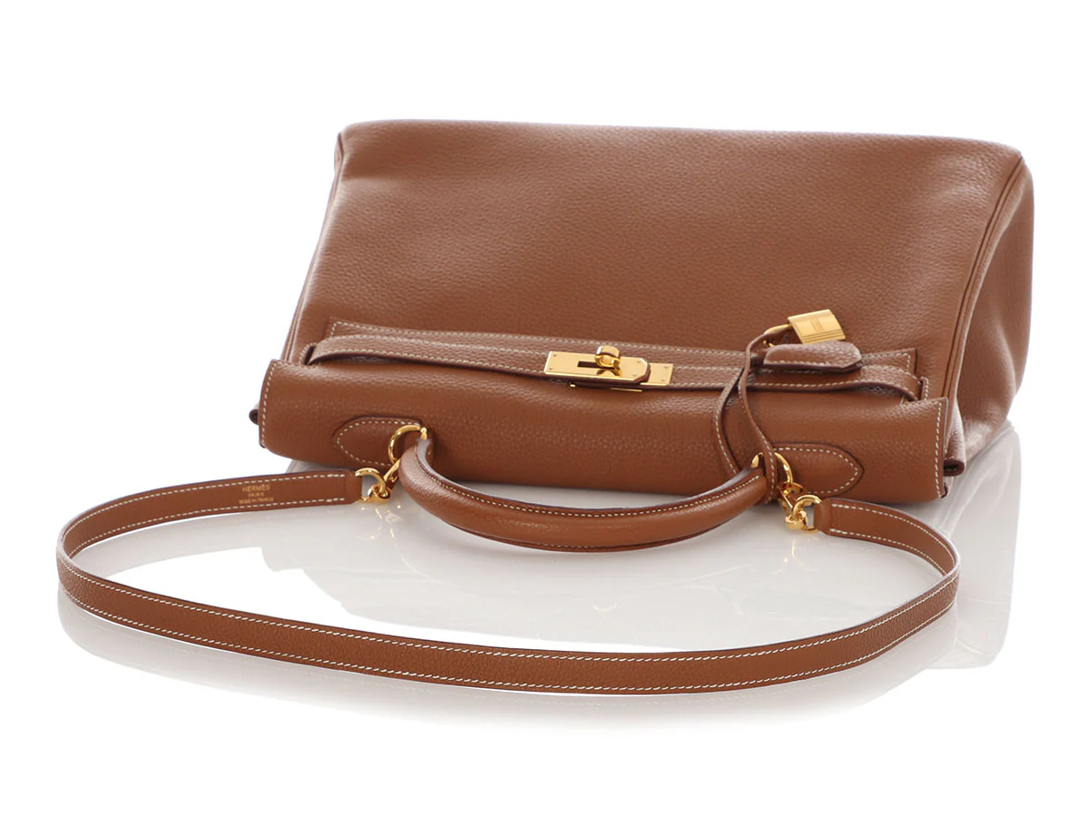 Hermès Gold Togo Kelly 35 - Image 7