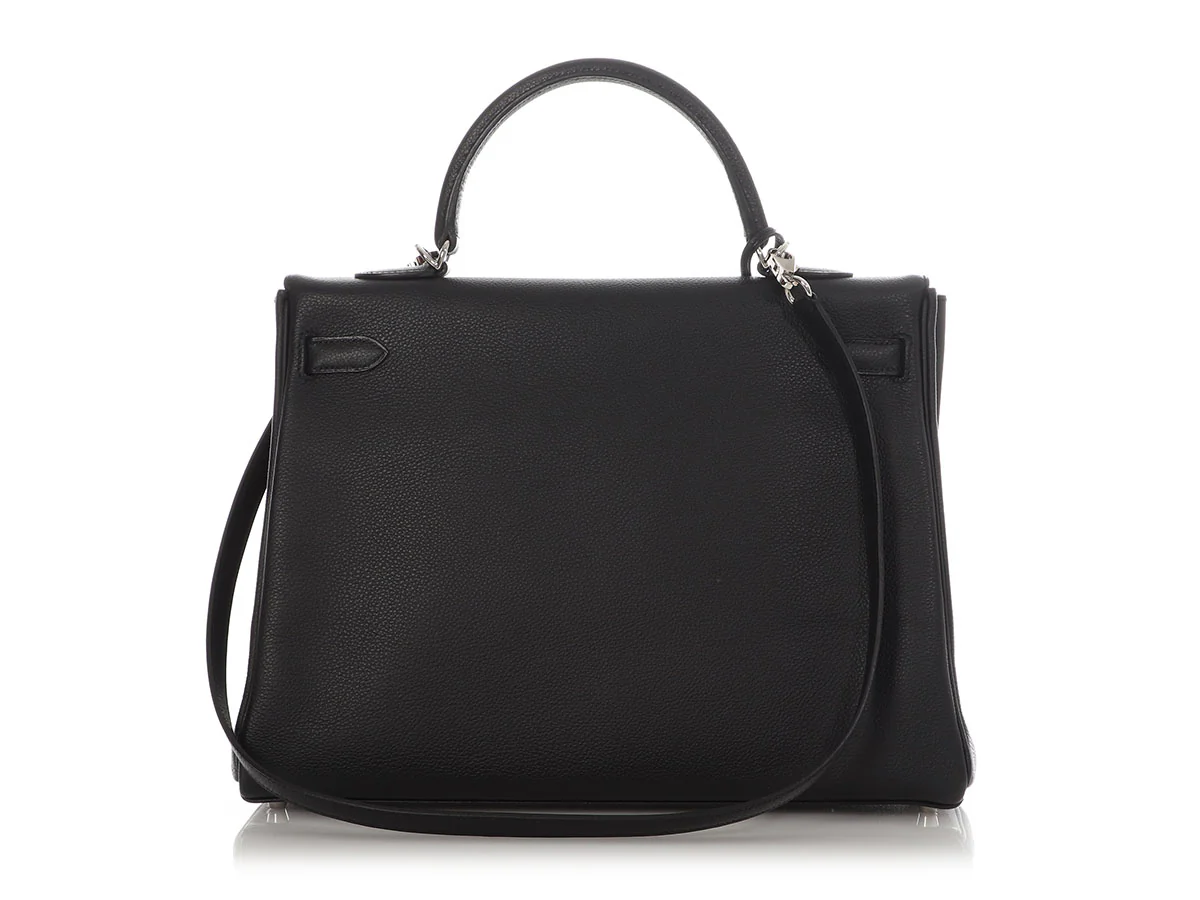 Hermès Black Togo Kelly 35 - Image 4