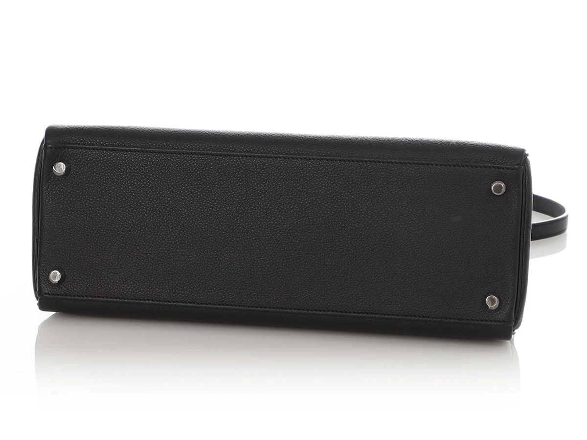 Hermès Black Togo Kelly 35 - Image 6