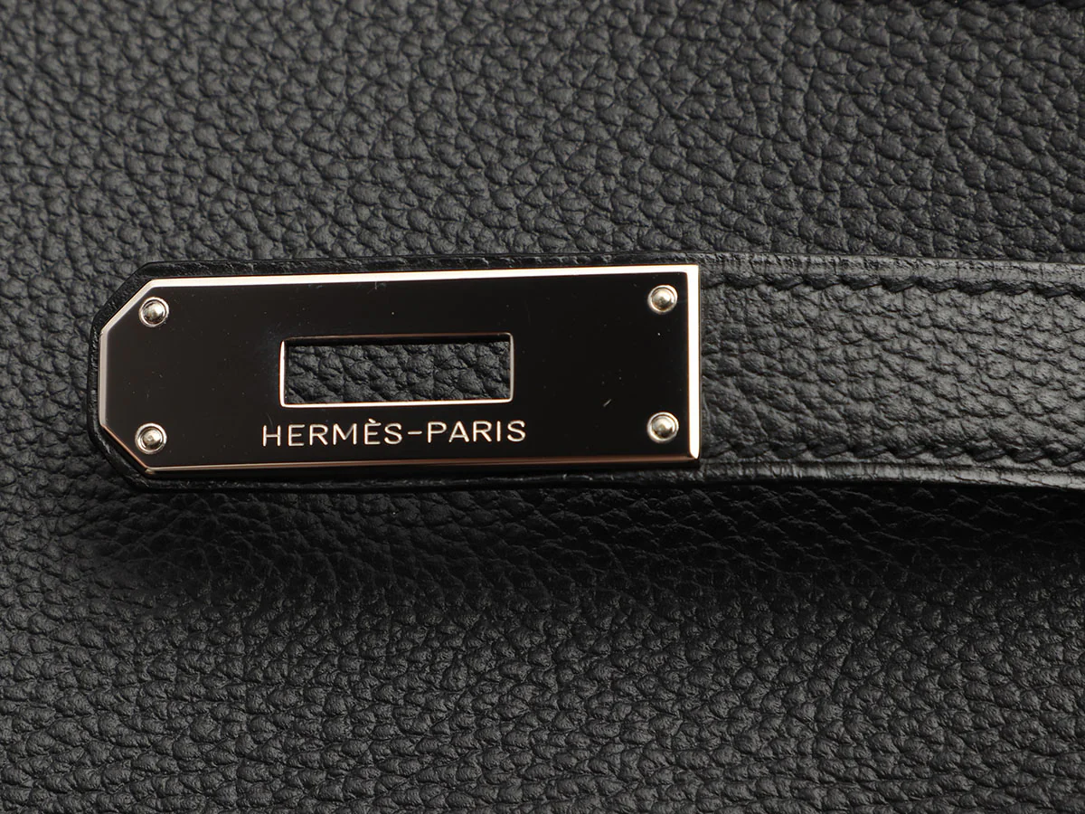 Hermès Black Togo Kelly 35 - Image 9