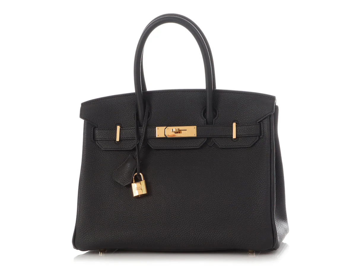 Hermès Black Togo Birkin 30 - Image 2