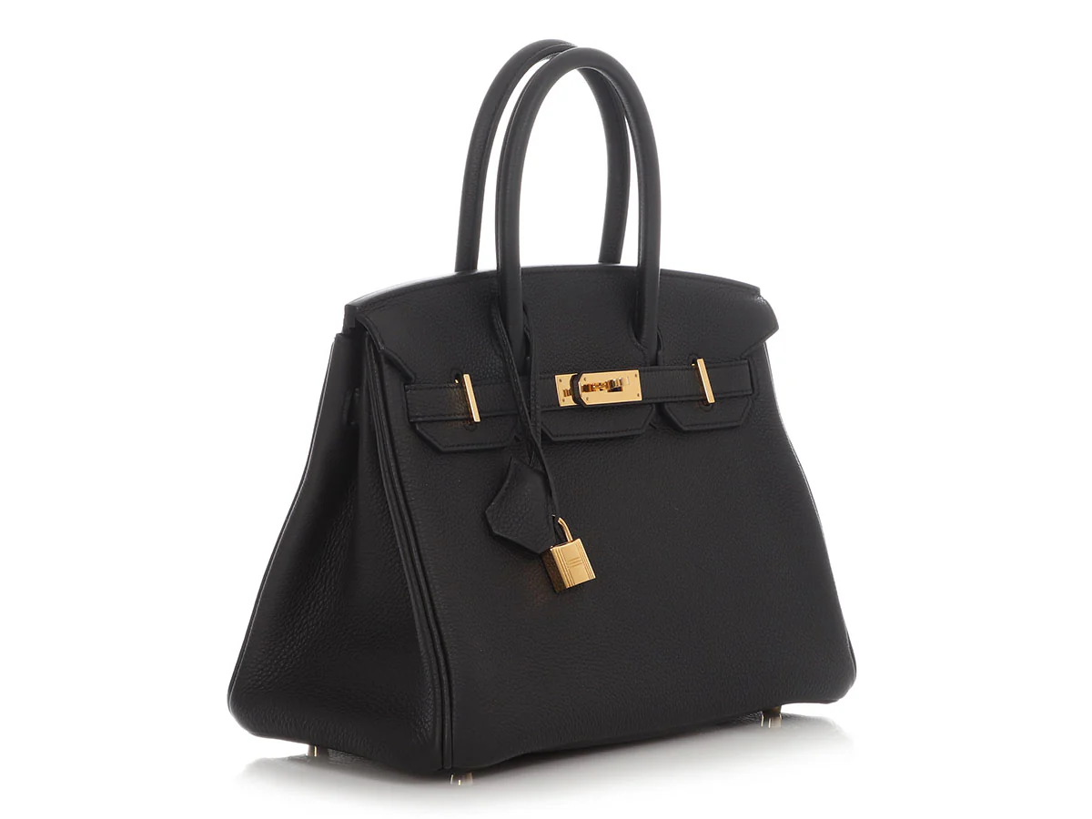 Hermès Black Togo Birkin 30 - Image 5