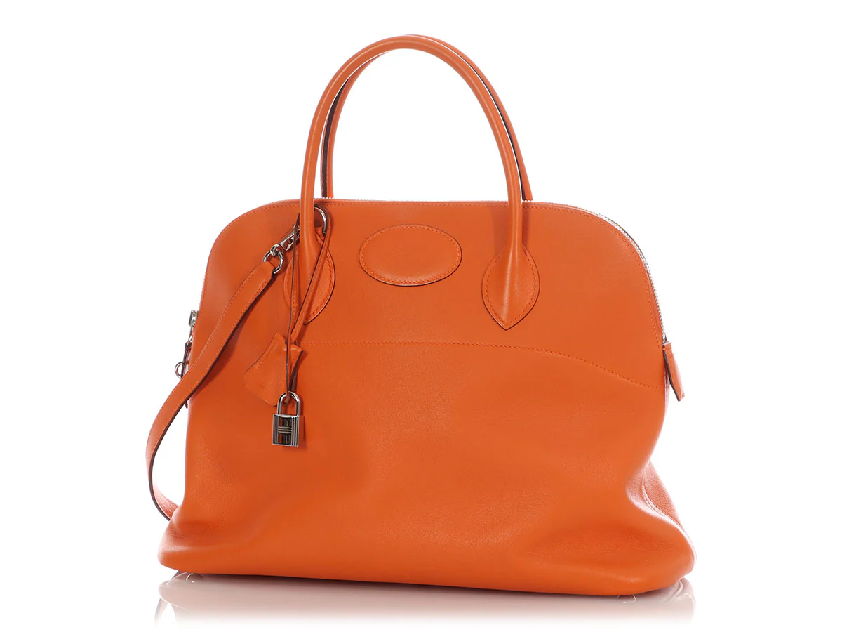 Hermès Orange Swift Bolide 35 - Image 2