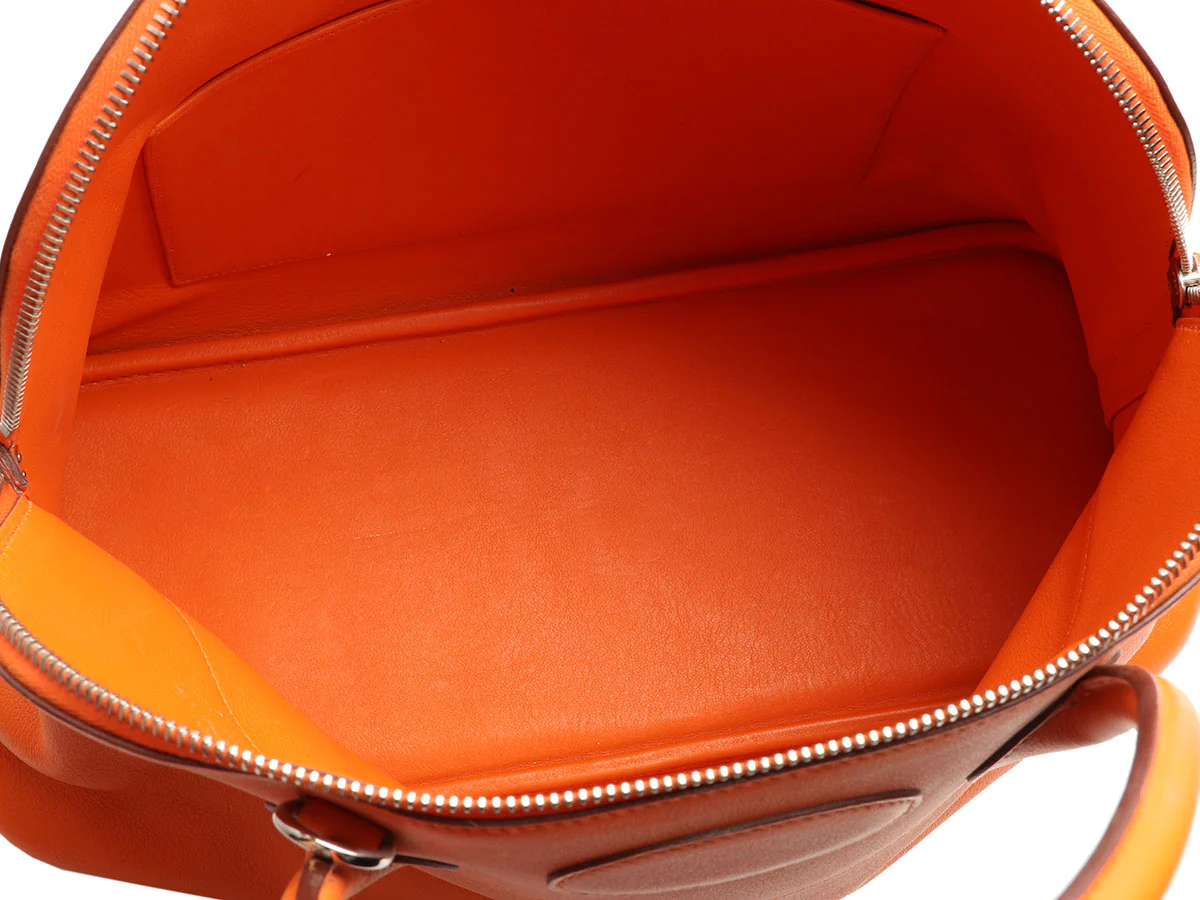 Hermès Orange Swift Bolide 35 - Image 9