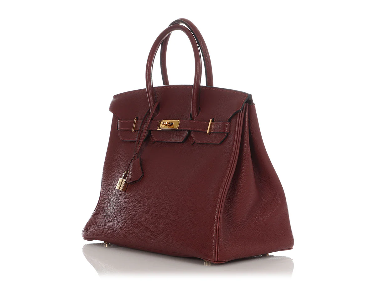Hermès Rouge Togo Birkin 35 - Image 3