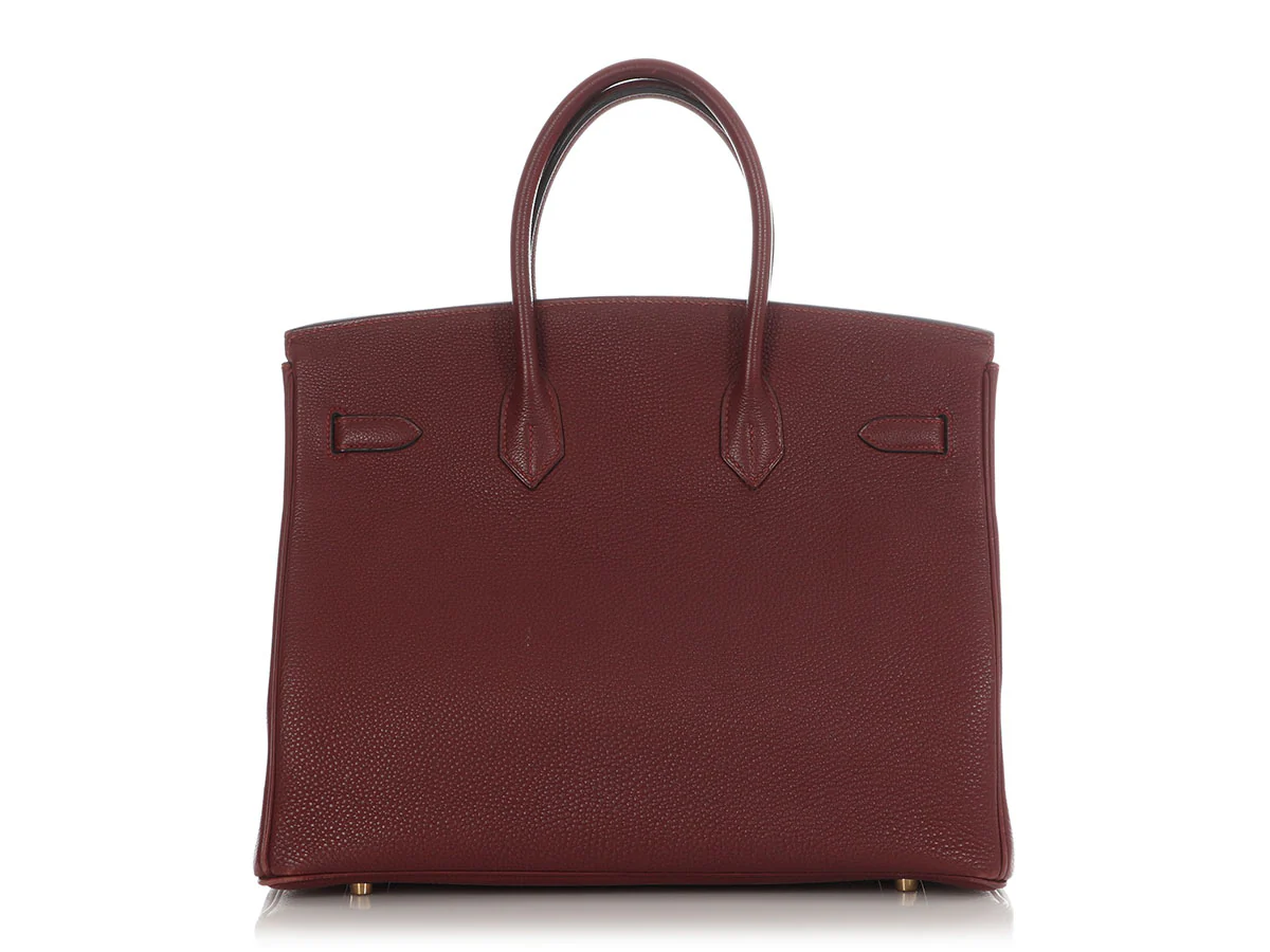 Hermès Rouge Togo Birkin 35 - Image 4