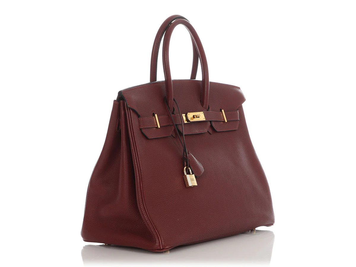 Hermès Rouge Togo Birkin 35 - Image 5