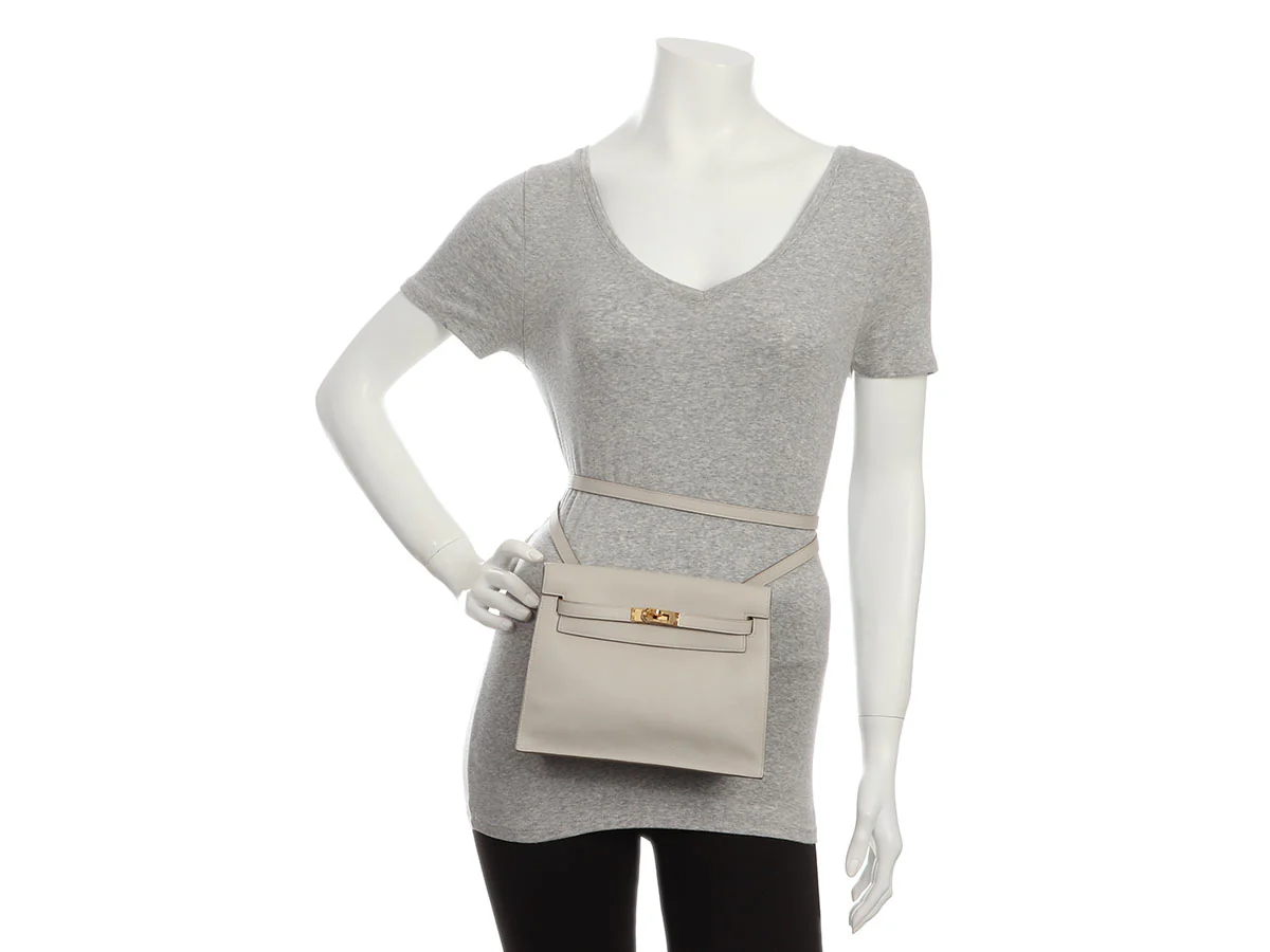 Hermès Gris Perle Evercolor Kelly Danse II - Image 11