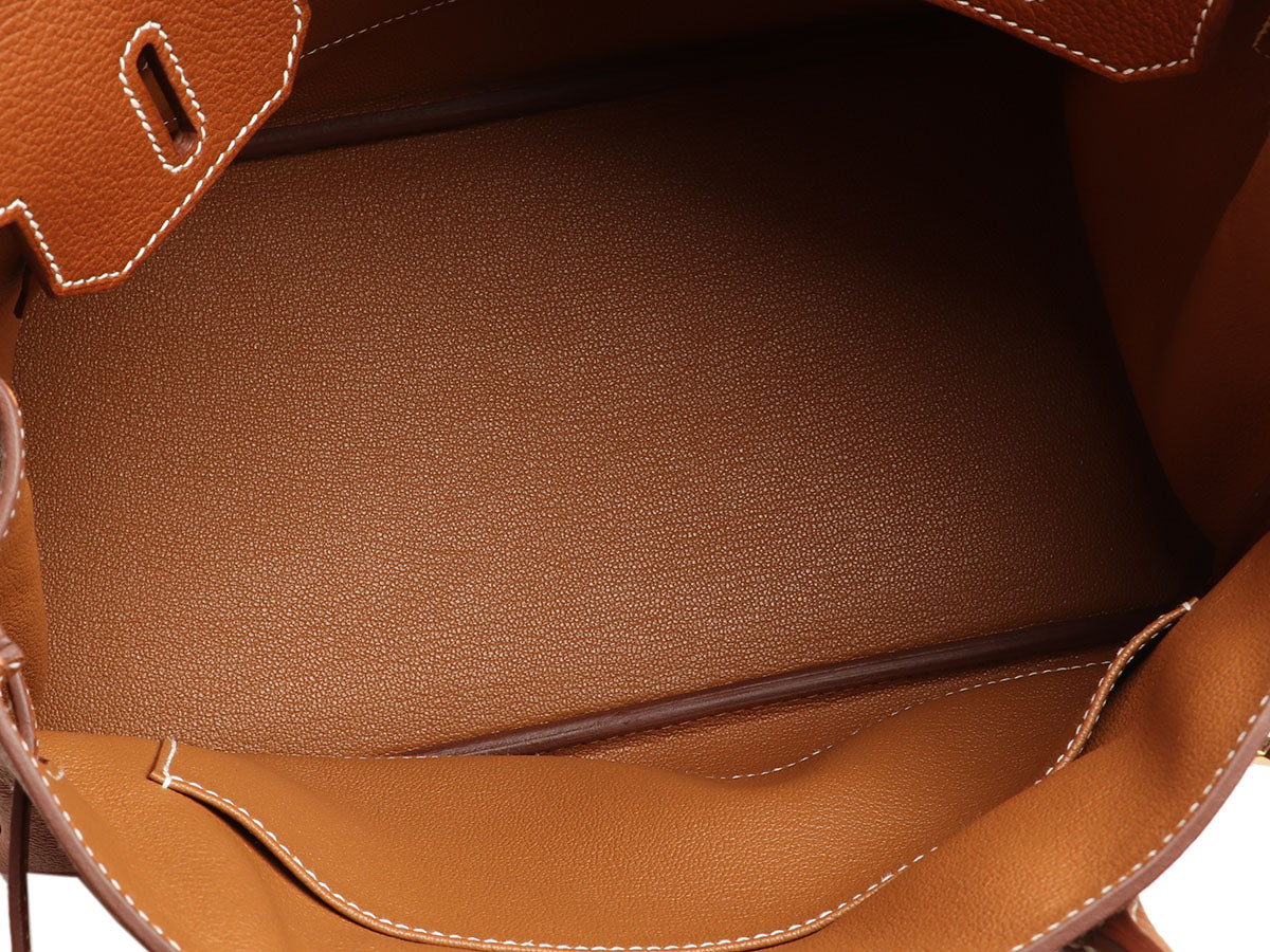 Hermès Fauve Barenia Faubourg Birkin 30 - Image 10
