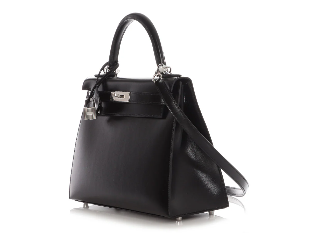 Hermès Black Box Calfskin Kelly 28 - Image 3