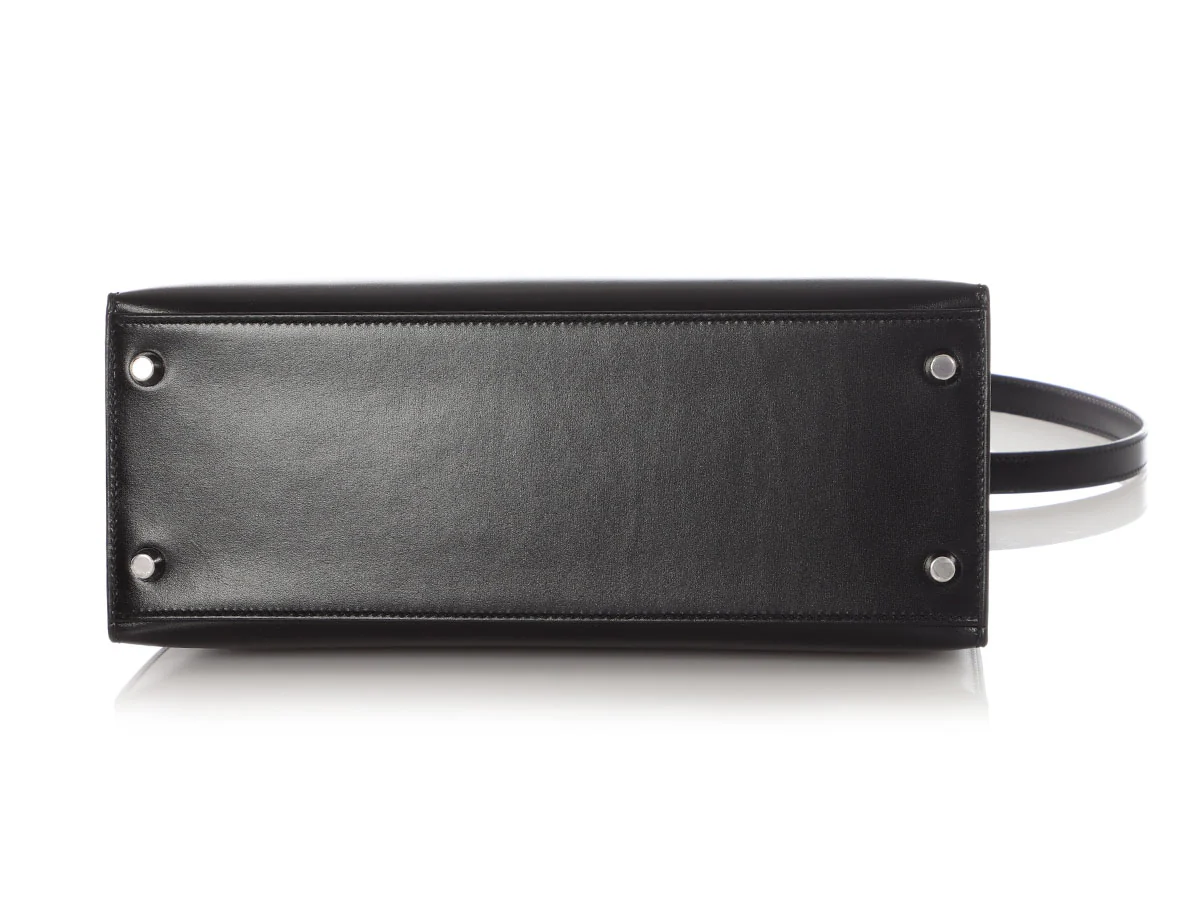 Hermès Black Box Calfskin Kelly 28 - Image 6