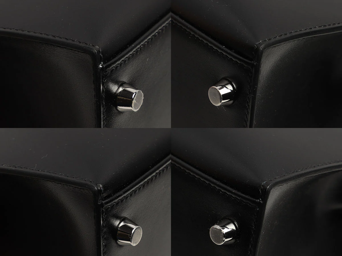 Hermès Black Box Calfskin Kelly 28 - Image 8