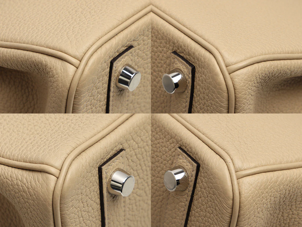 Hermès Trench and Bougainvillea Togo Verso Birkin 25 - Image 11