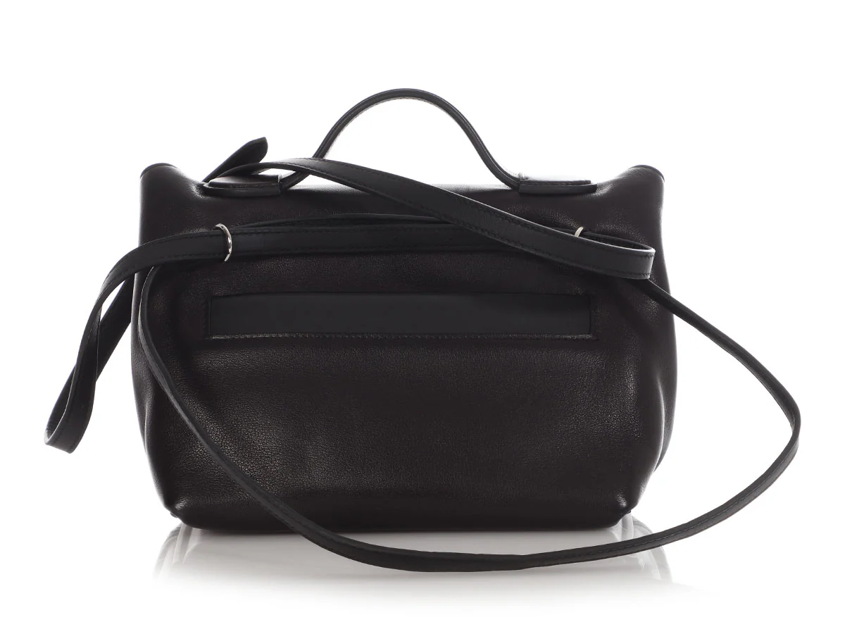 Hermès Mini Black Volupto and Swift 24/24 21 - Image 4