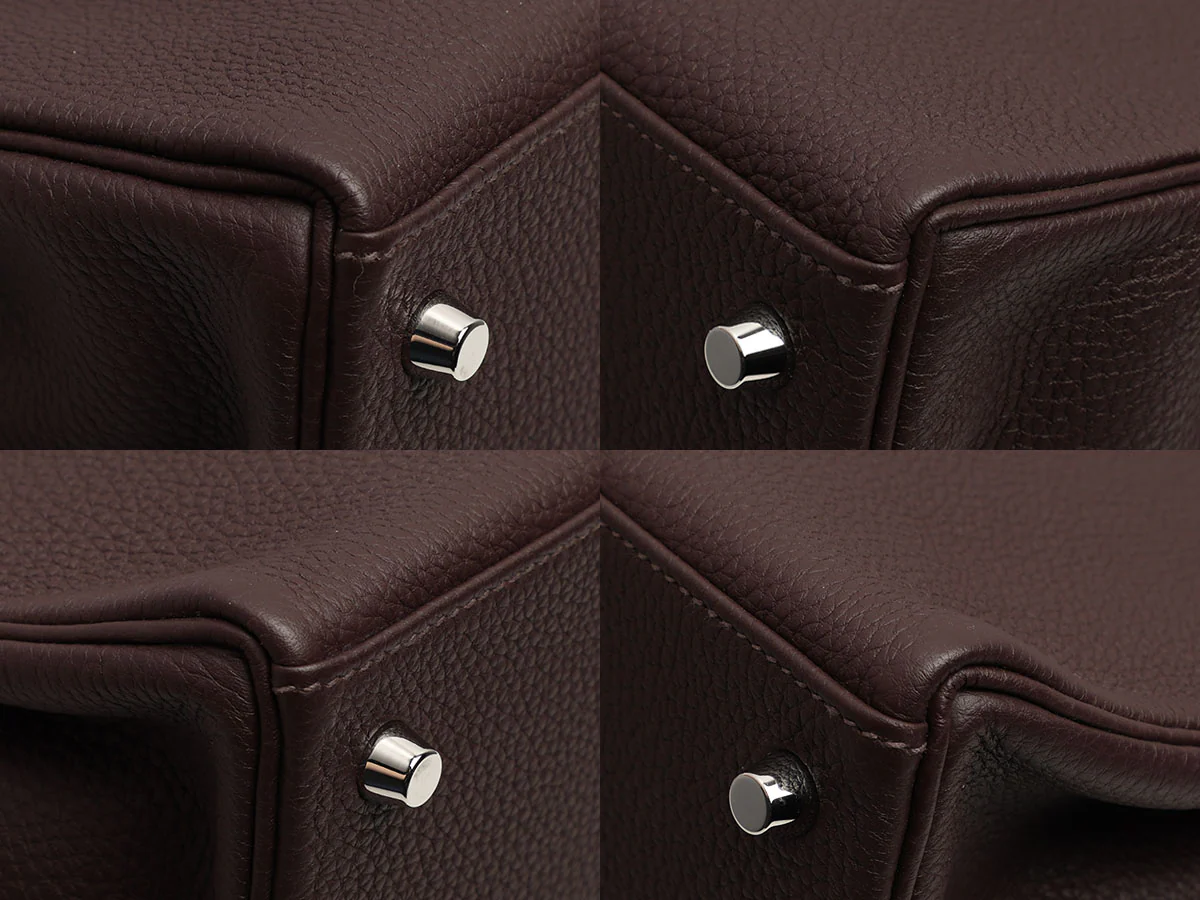 Hermès Ebène Togo Kelly 28 - Image 10