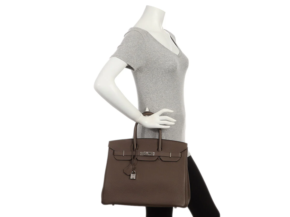 Hermès Taupe Togo Birkin 35 - Image 11