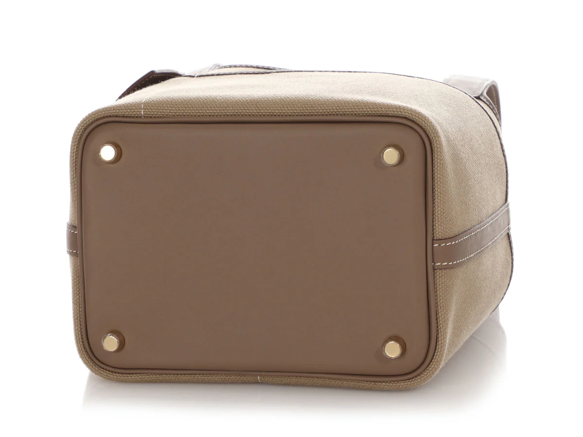 Hermès Khaki Toile Goeland Swift Cargo Picotin Lock 18 - Image 6