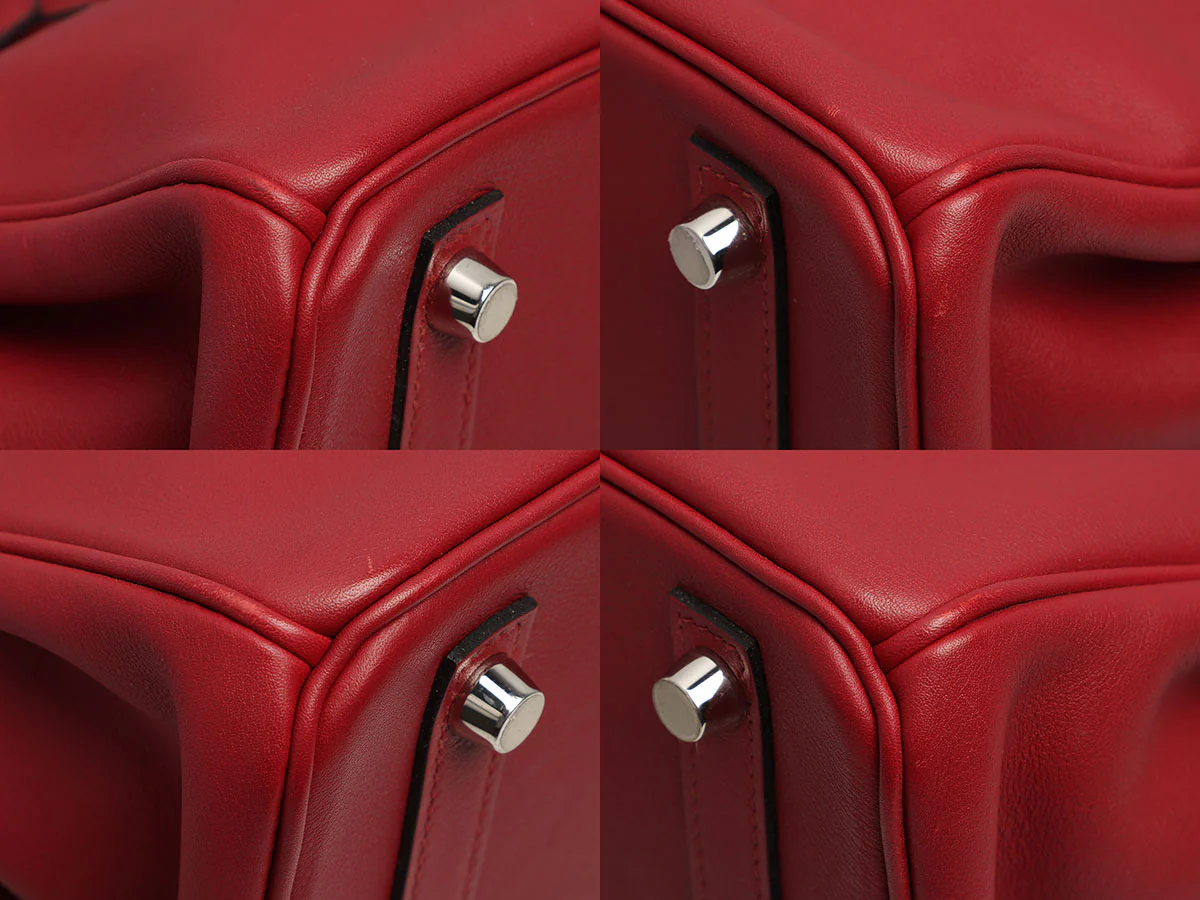 Hermès Rouge Grenat Swift Birkin 25 - Image 10