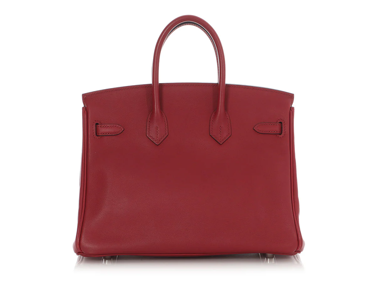 Hermès Rouge Grenat Swift Birkin 25 - Image 4
