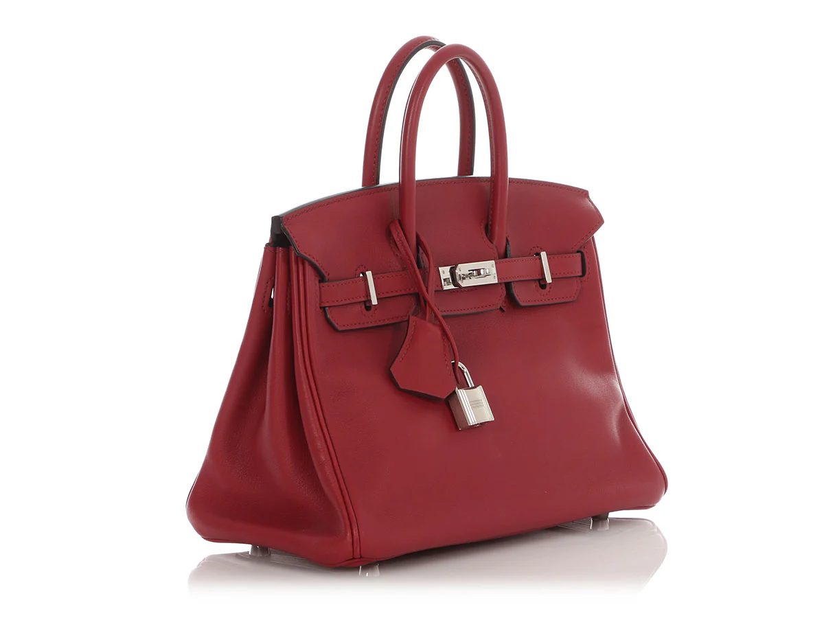 Hermès Rouge Grenat Swift Birkin 25 - Image 5