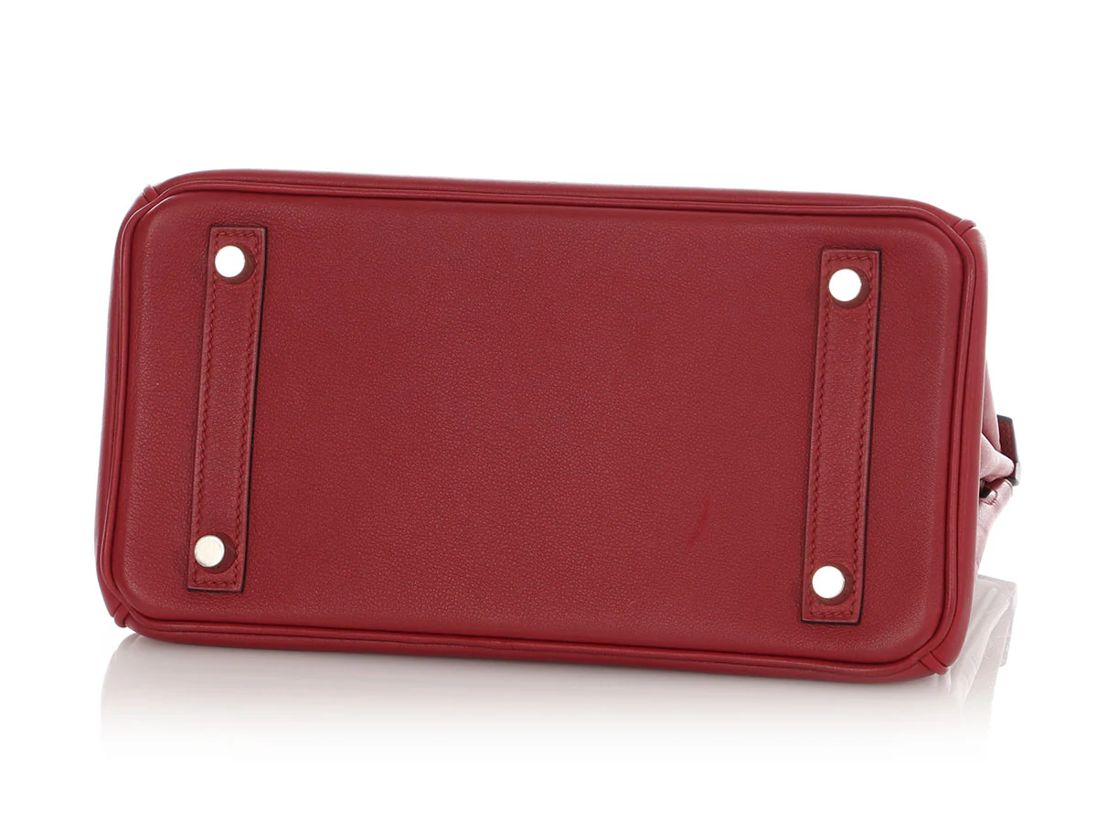 Hermès Rouge Grenat Swift Birkin 25 - Image 6