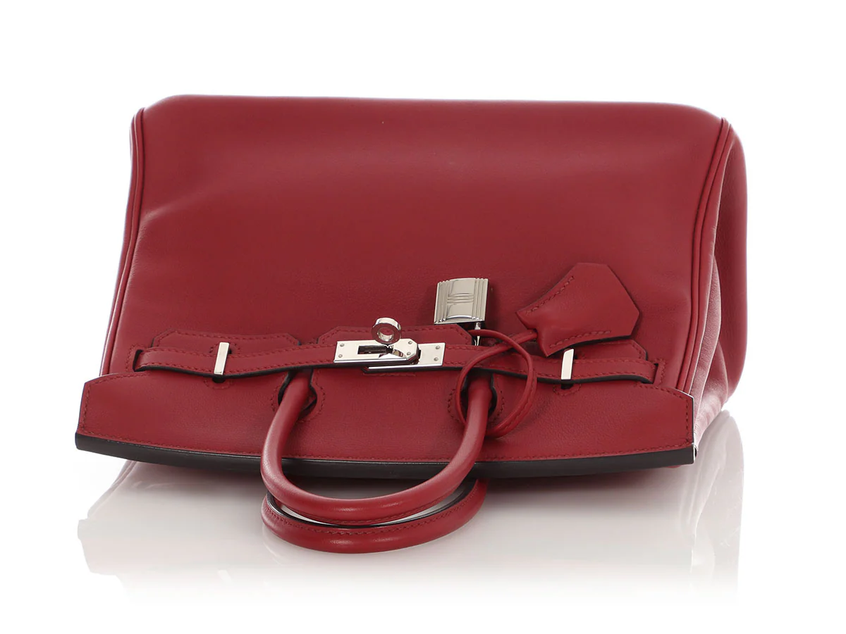 Hermès Rouge Grenat Swift Birkin 25 - Image 7