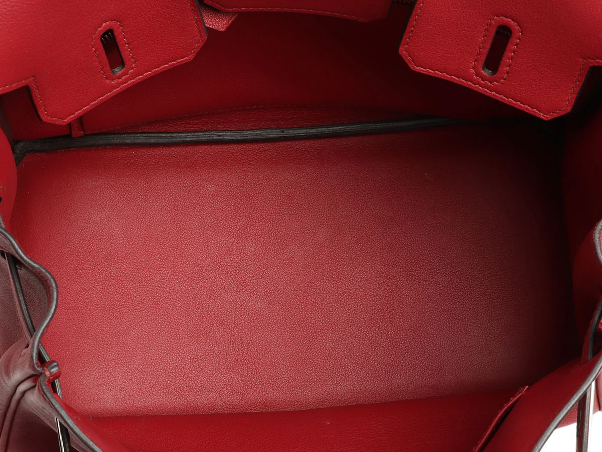 Hermès Rouge Grenat Swift Birkin 25 - Image 8