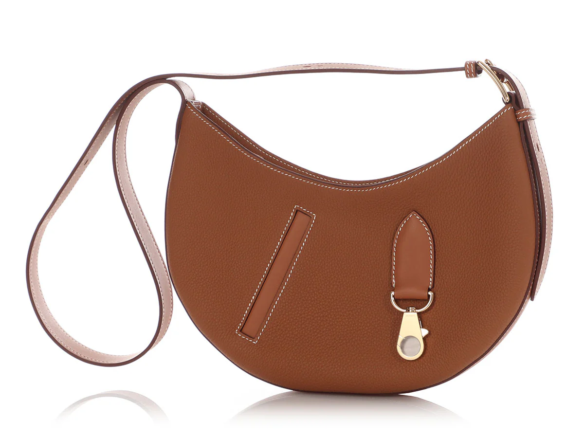 Hermès Gold Togo and Swift P’tit Arçon Bag - Image 3