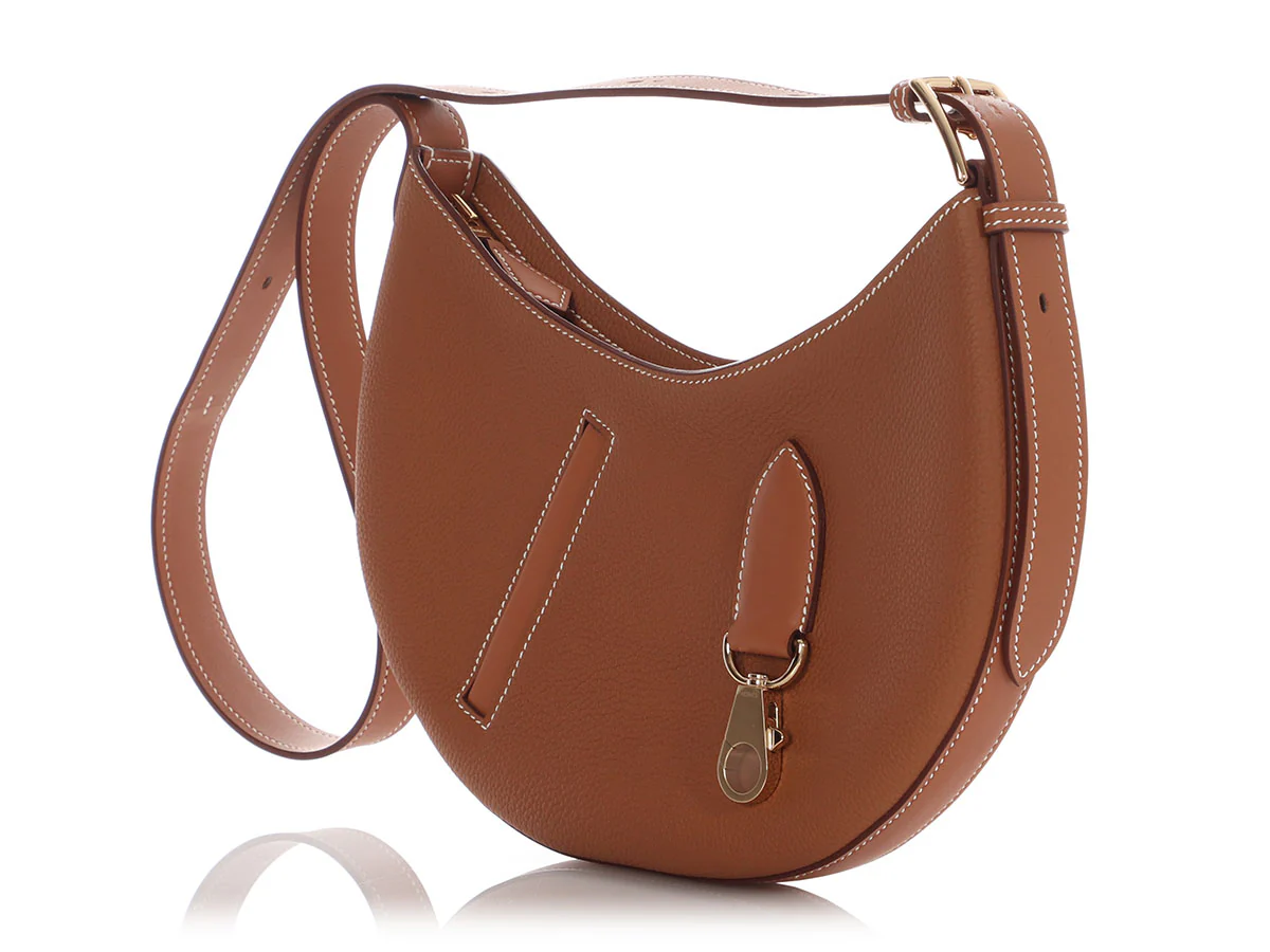 Hermès Gold Togo and Swift P’tit Arçon Bag - Image 4