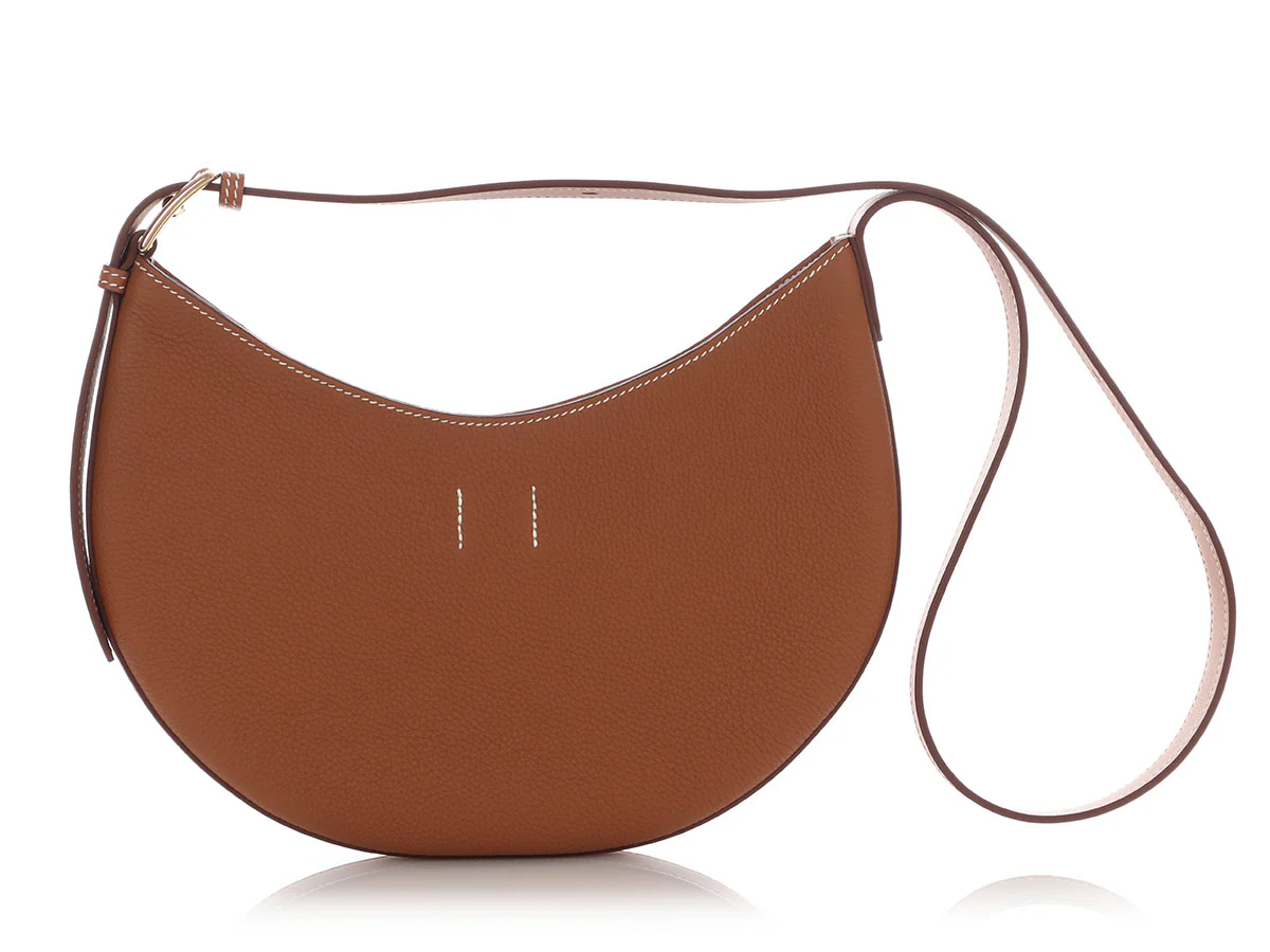 Hermès Gold Togo and Swift P’tit Arçon Bag - Image 5