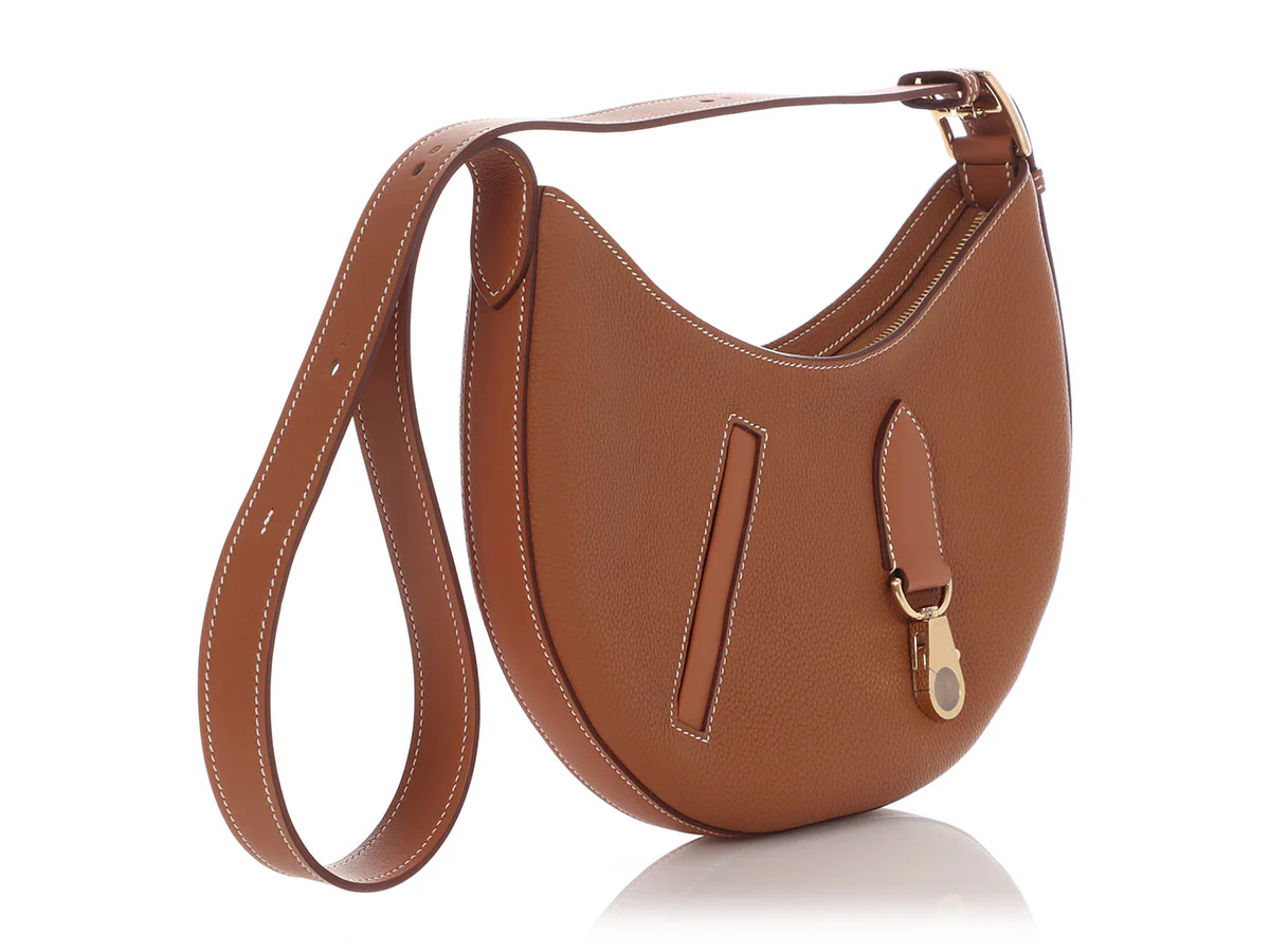 Hermès Gold Togo and Swift P’tit Arçon Bag - Image 6