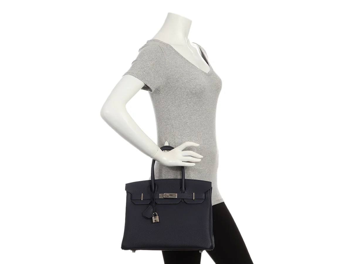 Hermès Bleu Nuit Togo Birkin 30 - Image 11