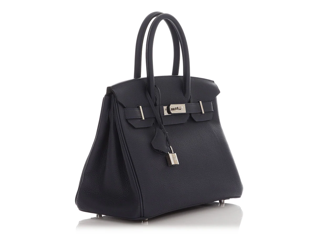 Hermès Bleu Nuit Togo Birkin 30 - Image 5