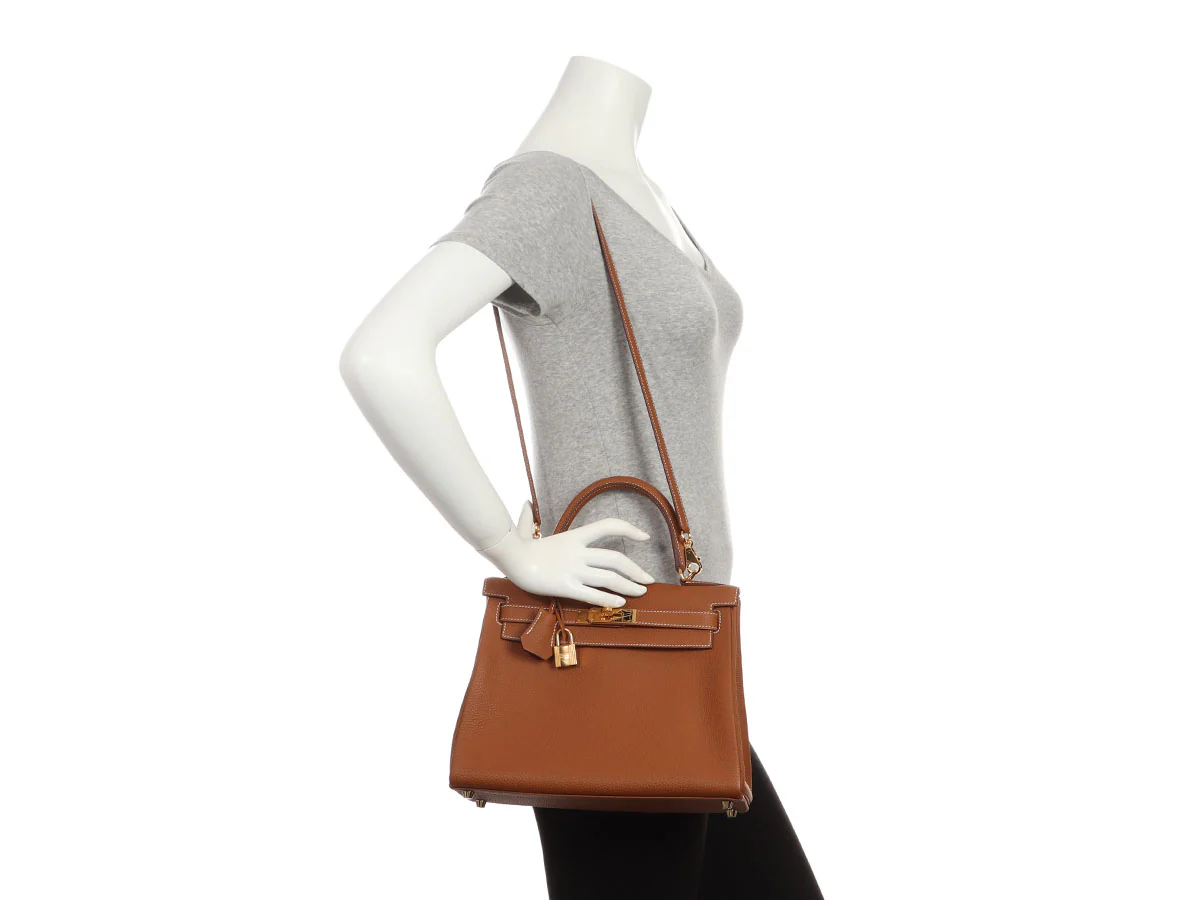 Hermès Gold Togo Kelly 28 - Image 10