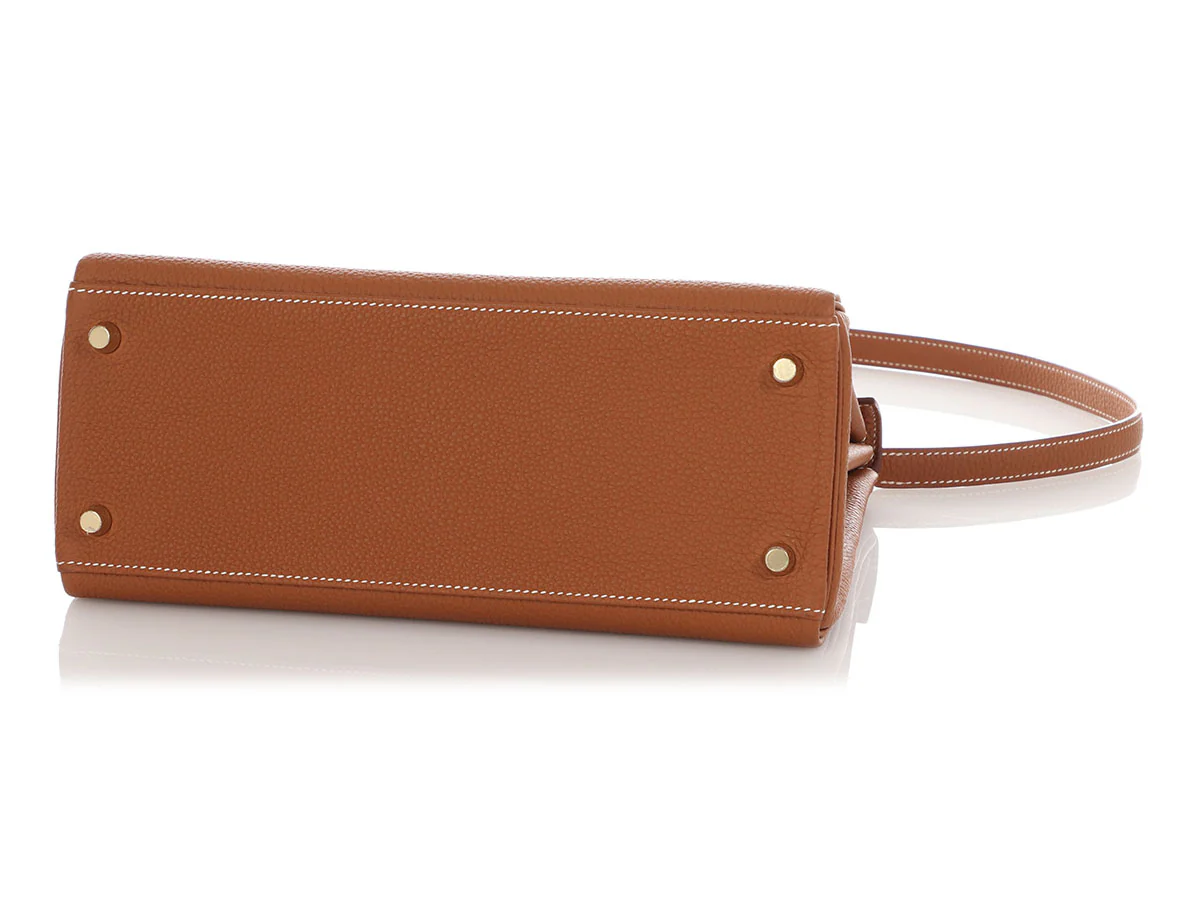 Hermès Gold Togo Kelly 28 - Image 6