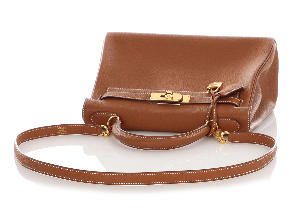 Hermès Gold Togo Kelly 28 - Image 7