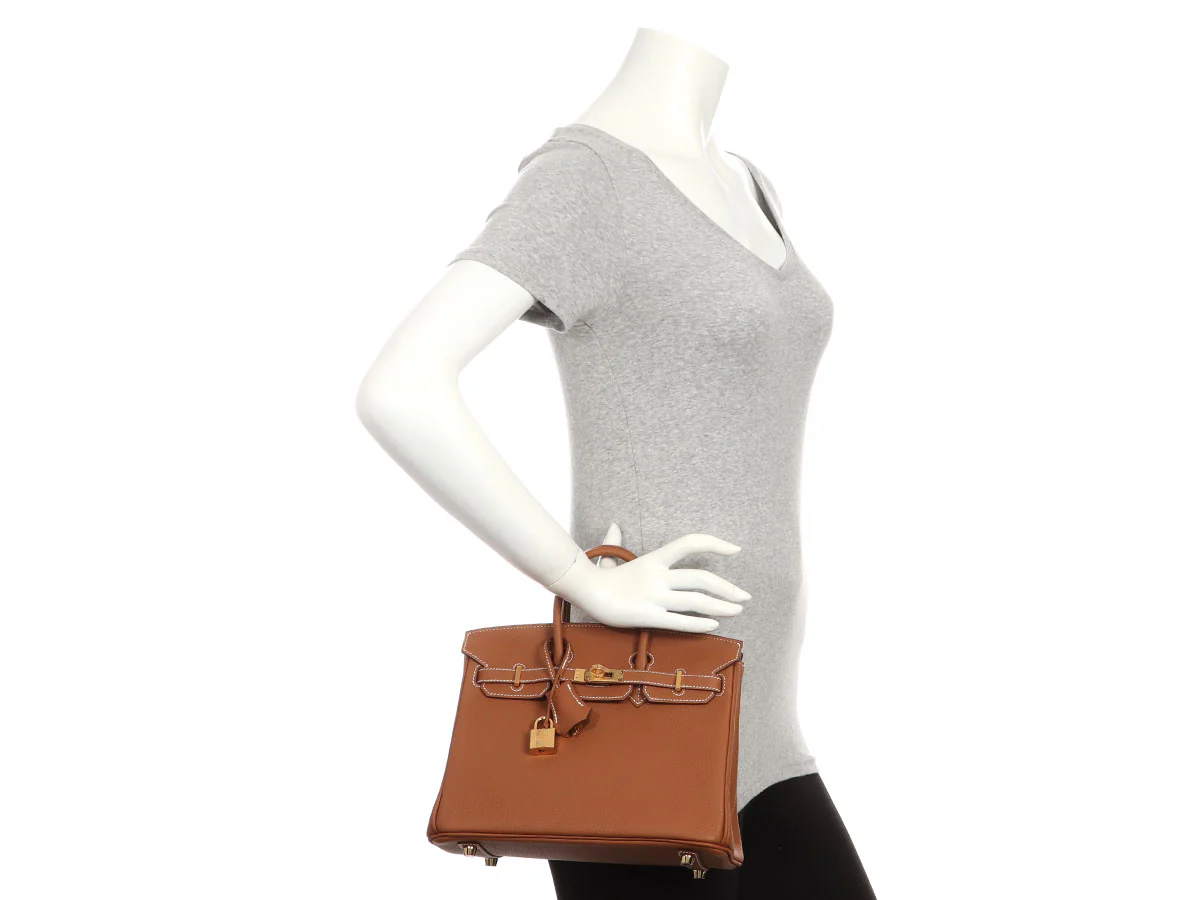 Hermès Gold Togo Birkin 25 - Image 11