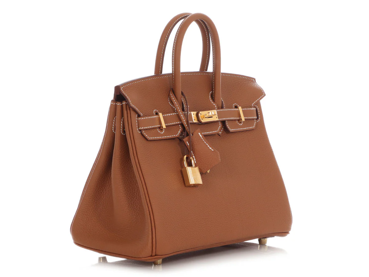Hermès Gold Togo Birkin 25 - Image 5