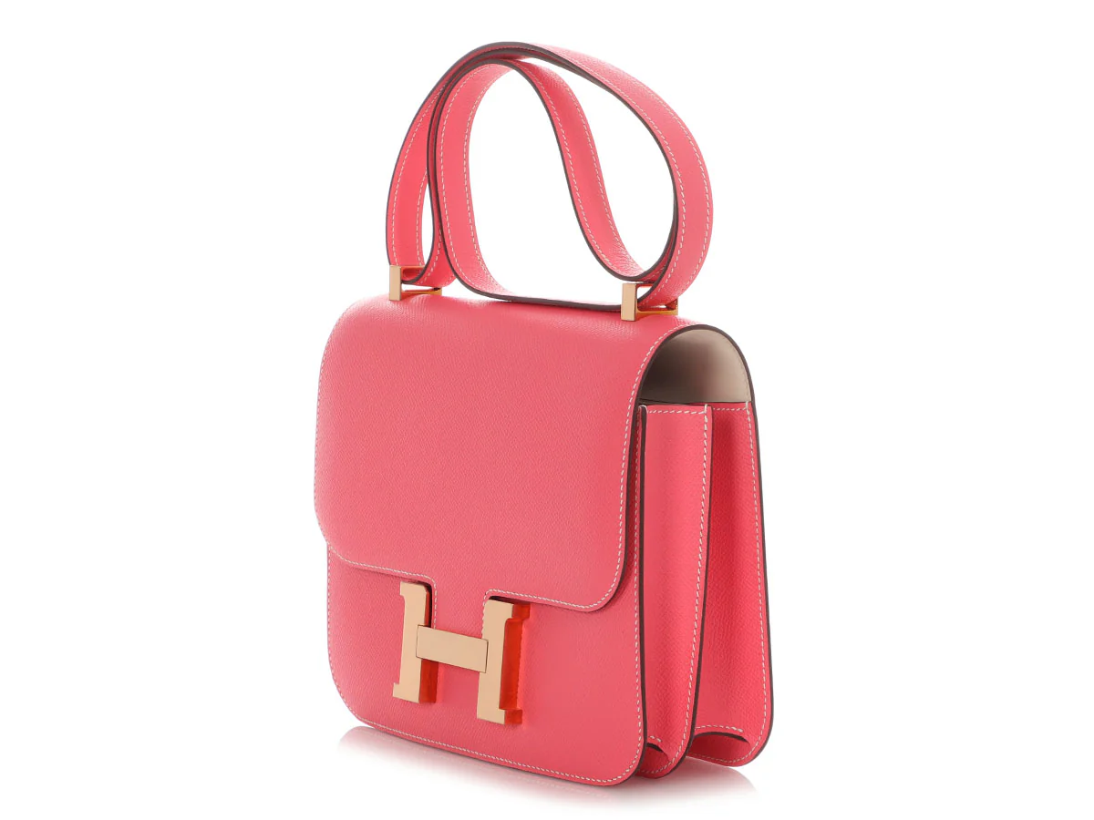 Hermès SO Rose Azalée and Trench Epsom Constance 24 - Image 3