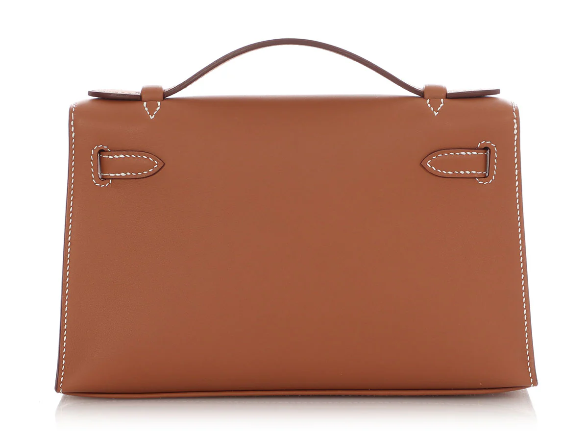 Hermès Gold Swift Kelly Pochette - Image 4