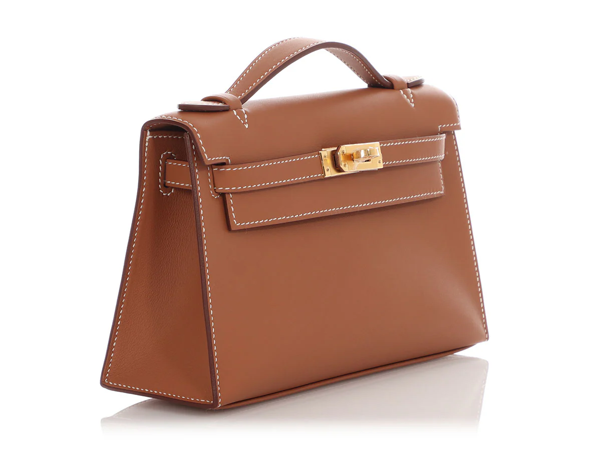 Hermès Gold Swift Kelly Pochette - Image 5