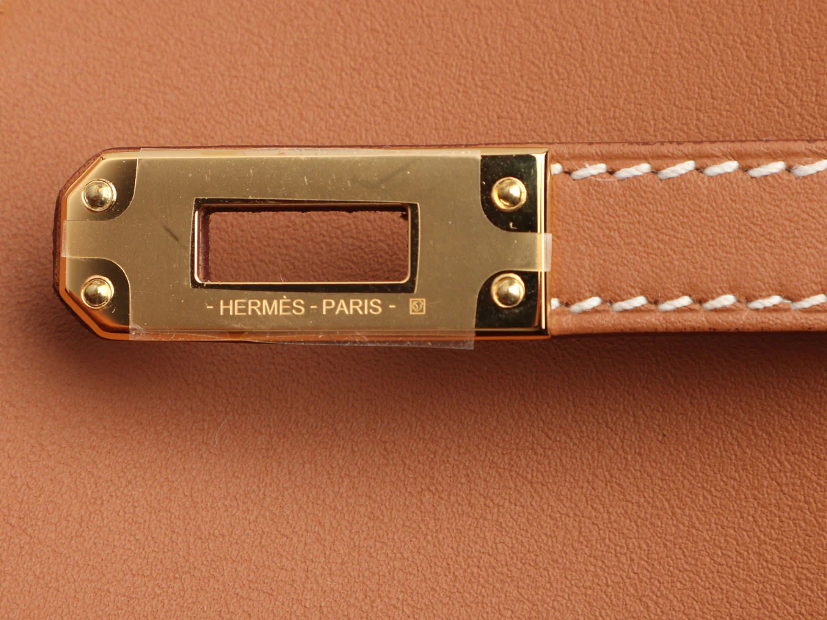 Hermès Gold Swift Kelly Pochette - Image 9
