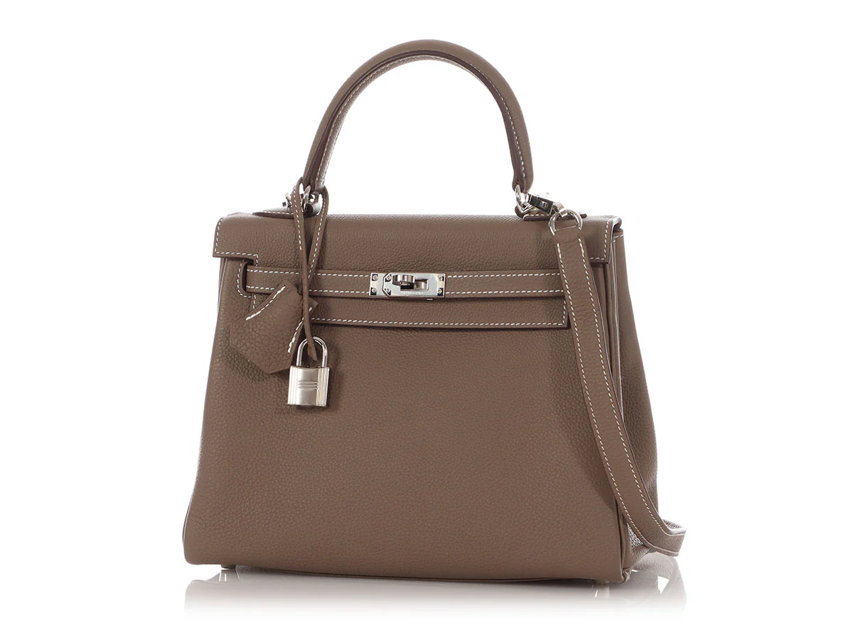 Hermès Etoupe Togo Kelly 25 - Image 2